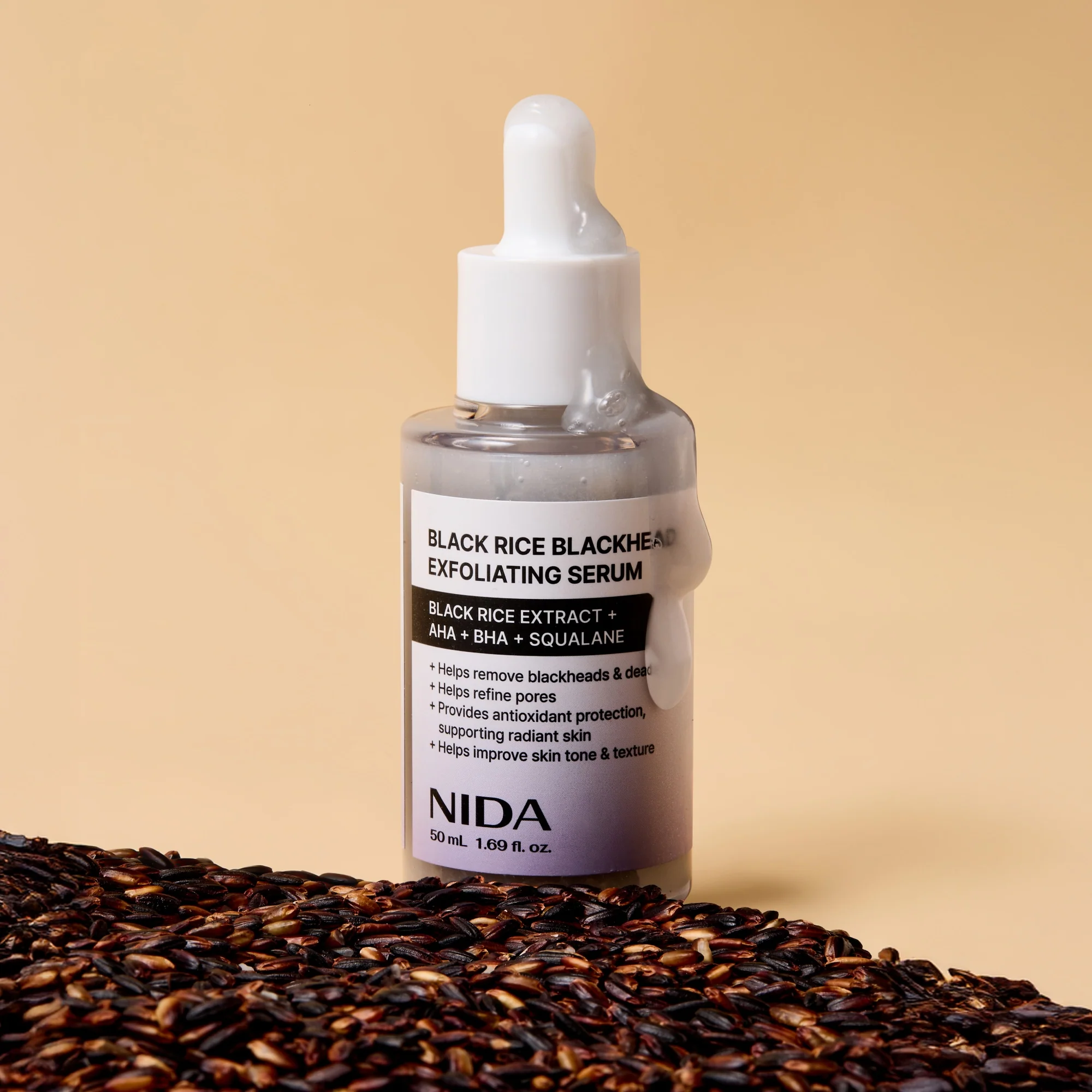 NIDA Black Rice Blackhead Exfoliating Serum - Image 10