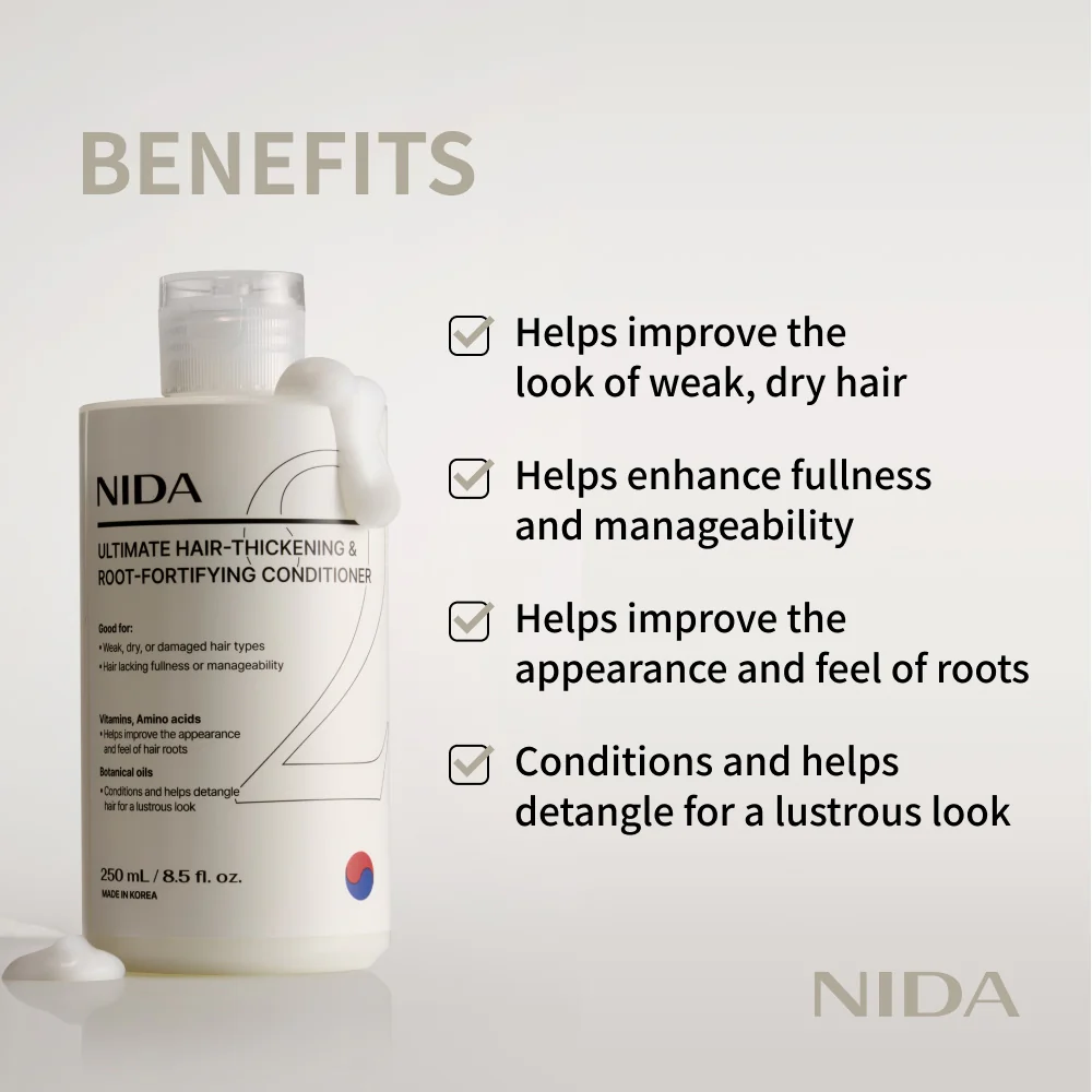 NIDA Ultimate Hair-thickening & Root-fortifying Conditioner - Image 3