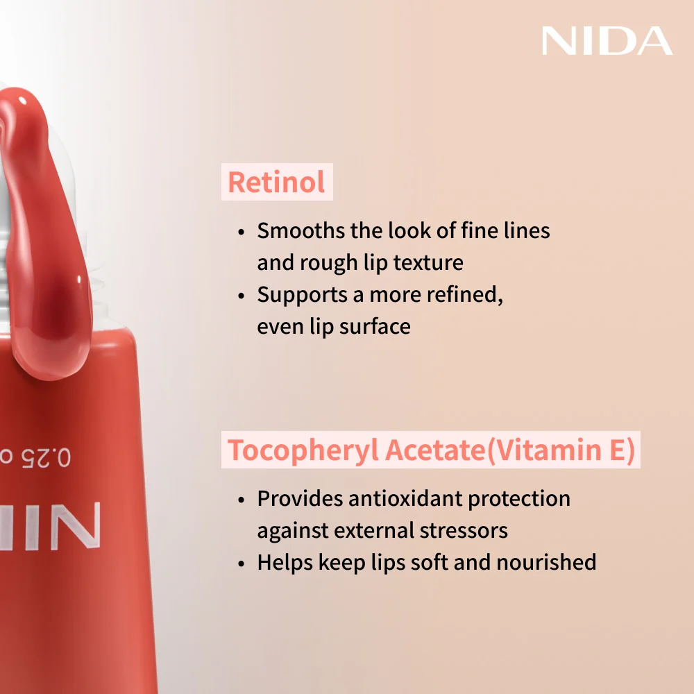 NIDA Retinol Glowy Lip Serum - Image 6