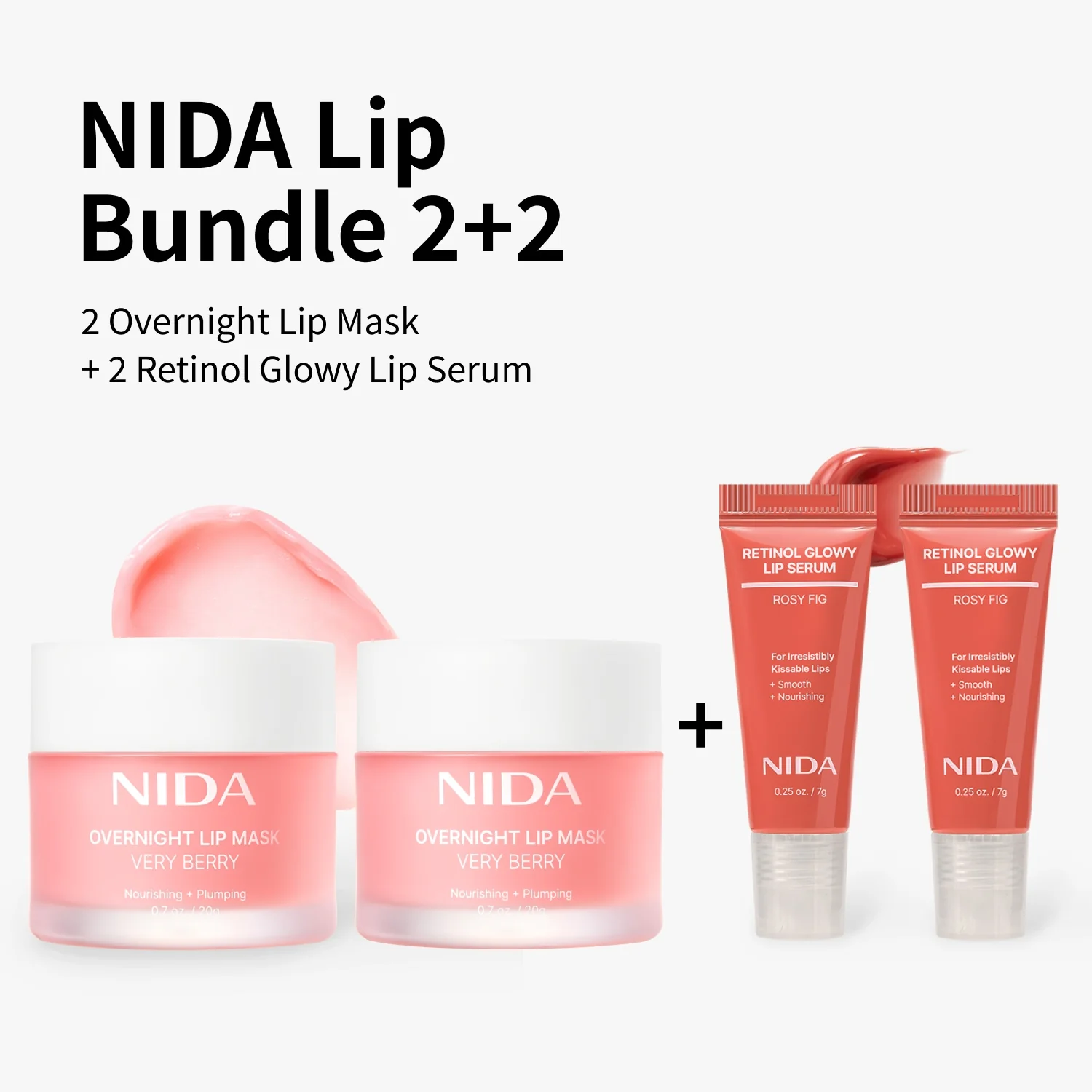 NIDA Ultimate Lip Care Set (Lip Serum + Lip Mask) - Image 11