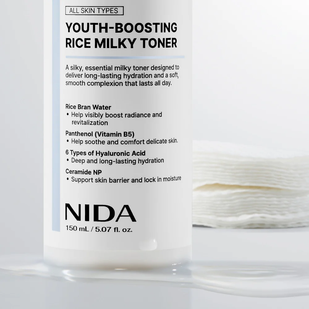 NIDA Youth-Boosting Rice Milky Toner - Image 10