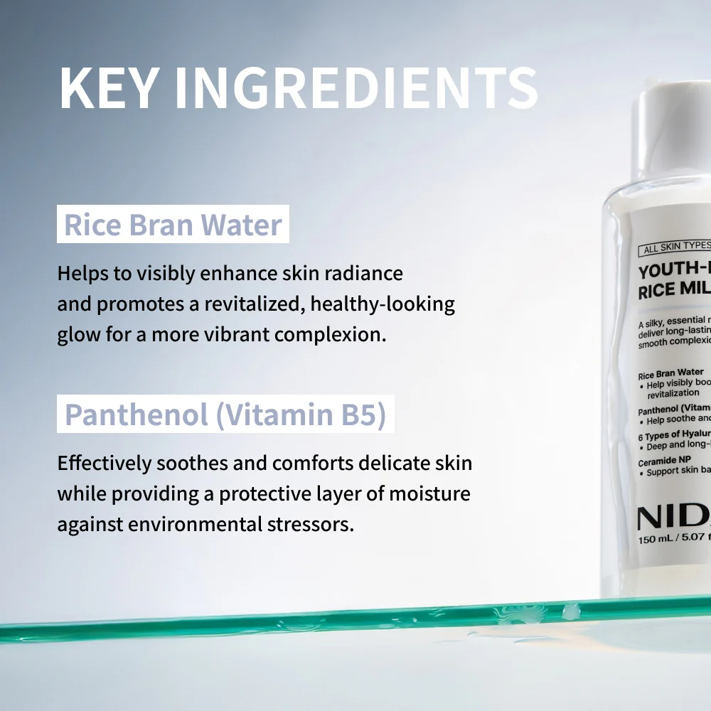NIDA Youth-Boosting Rice Milky Toner - Image 4