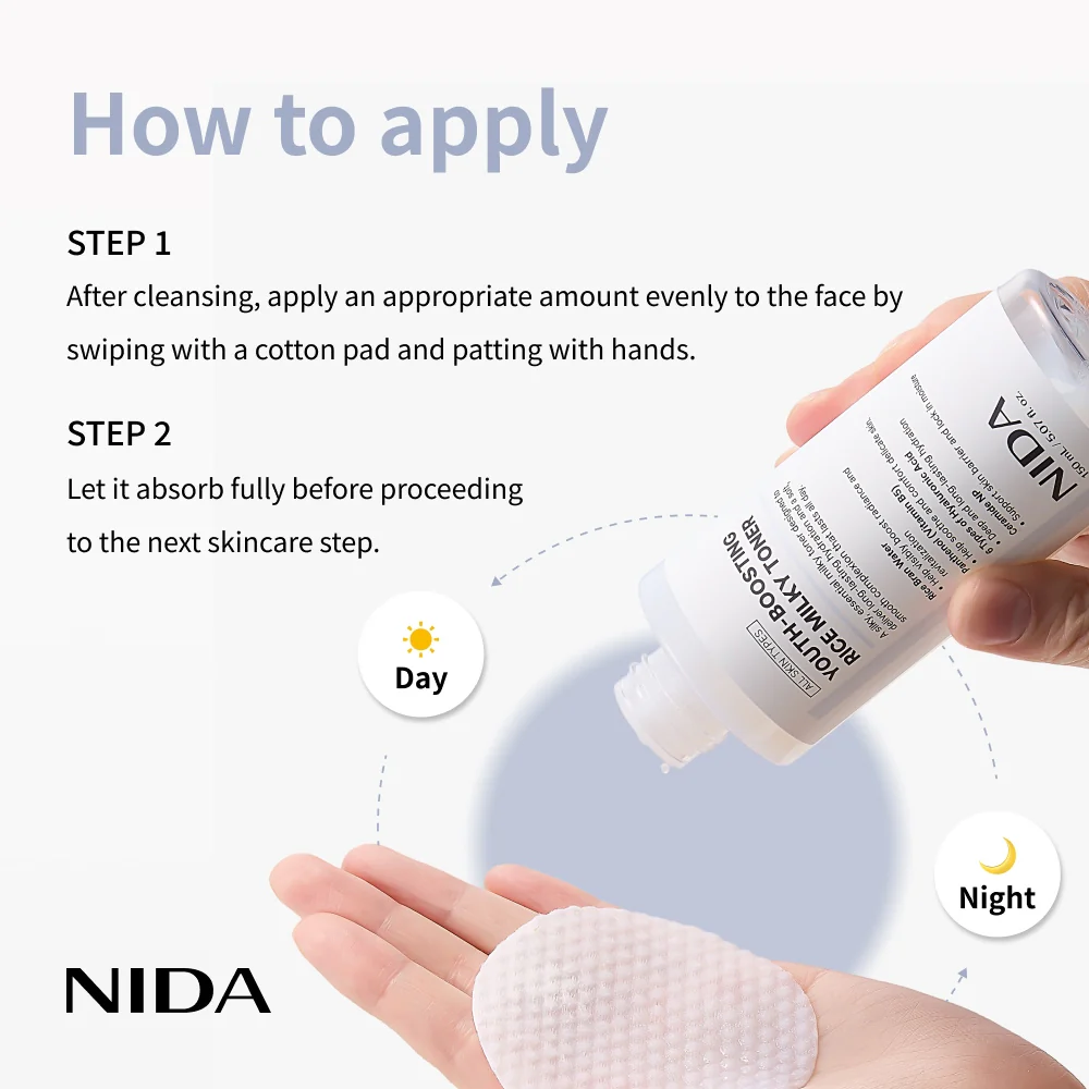 NIDA Youth-Boosting Rice Milky Toner - Image 6
