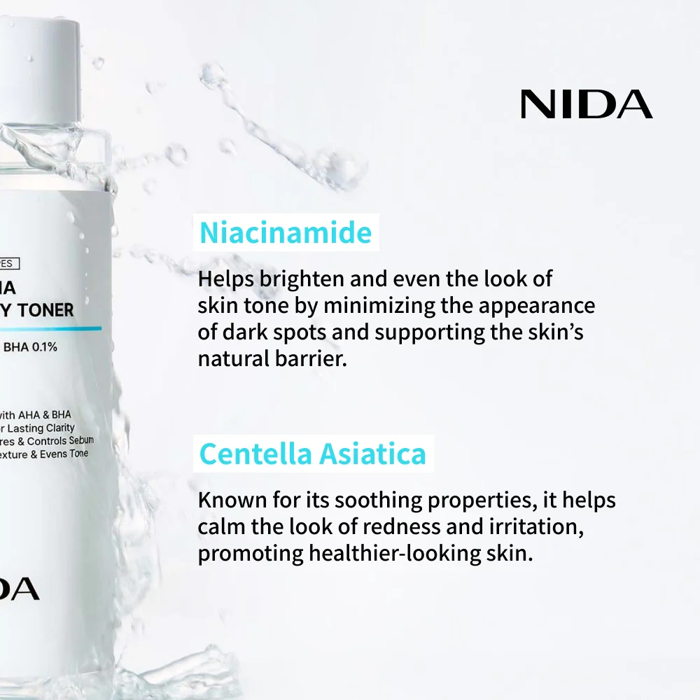 NIDA AHA BHA Clarity Toner - Image 5