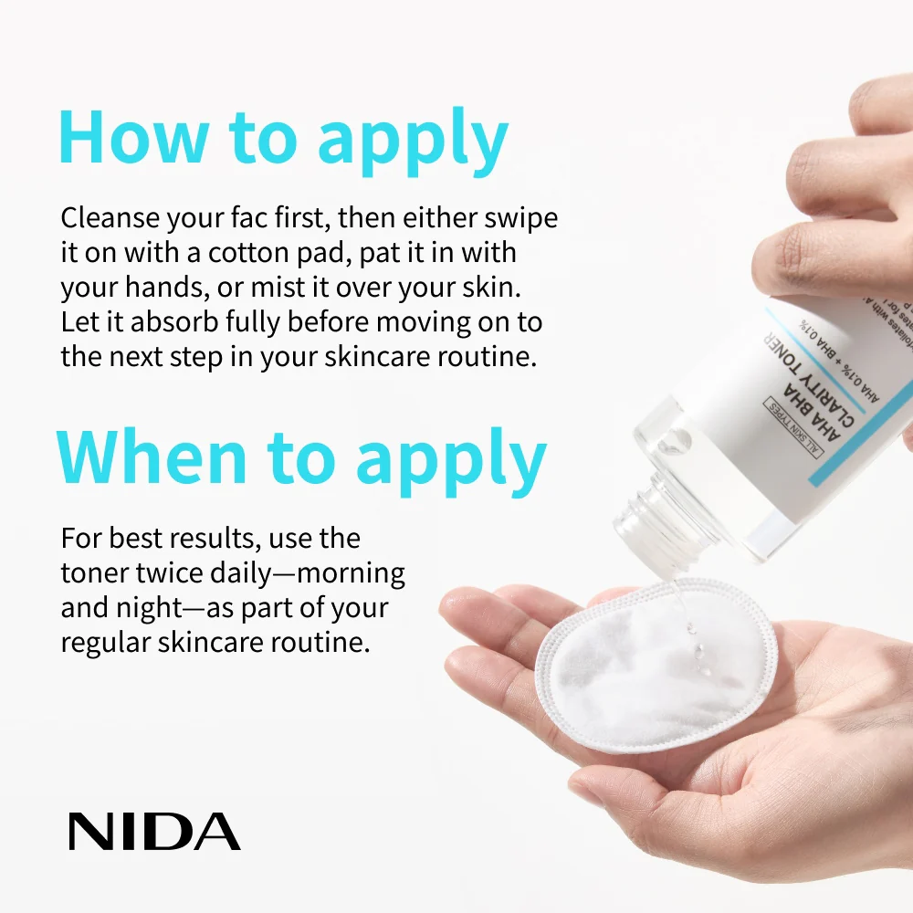 NIDA AHA BHA Clarity Toner - Image 6
