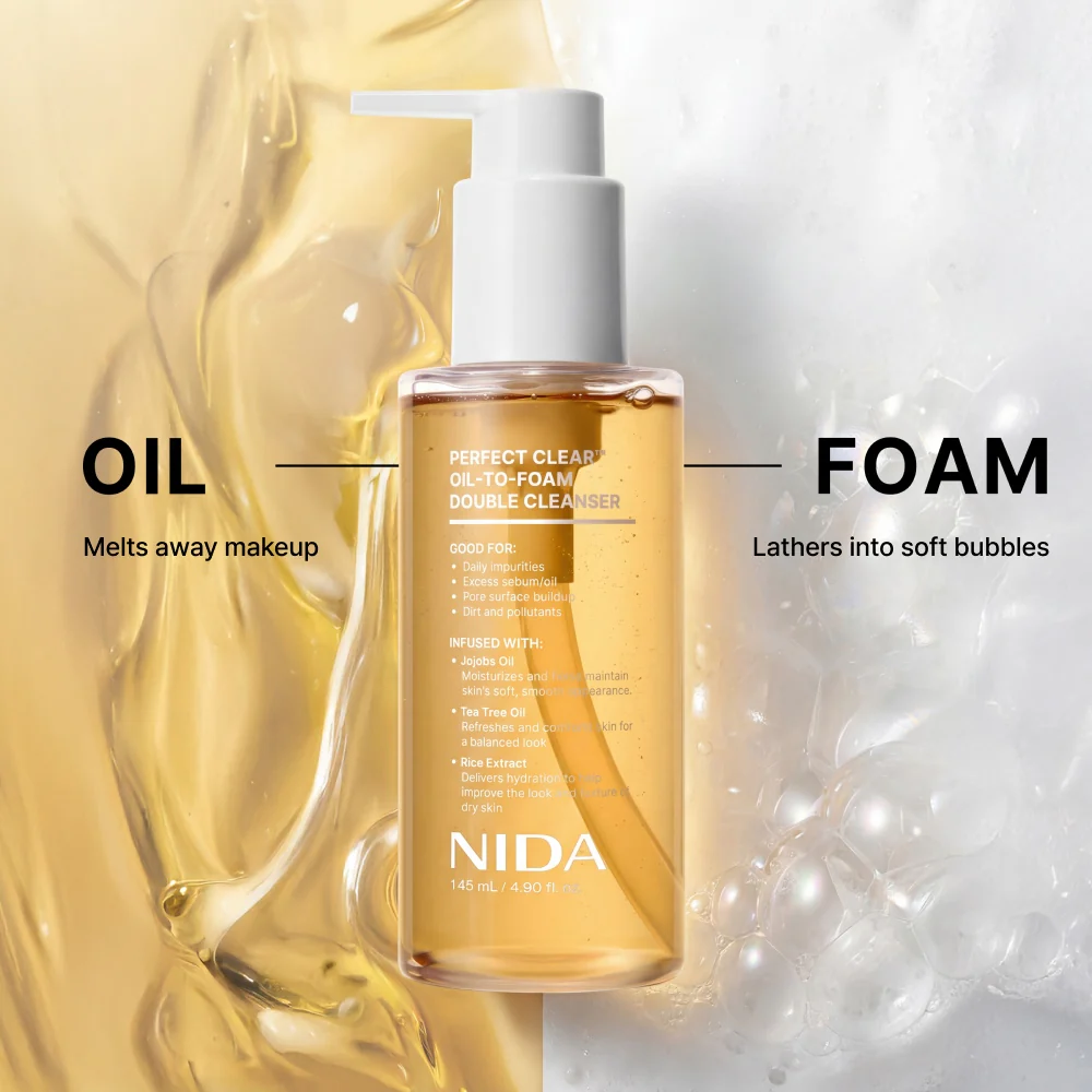 NIDA Perfect Clear™ Oil-to-Foam Double Cleanser - Image 3
