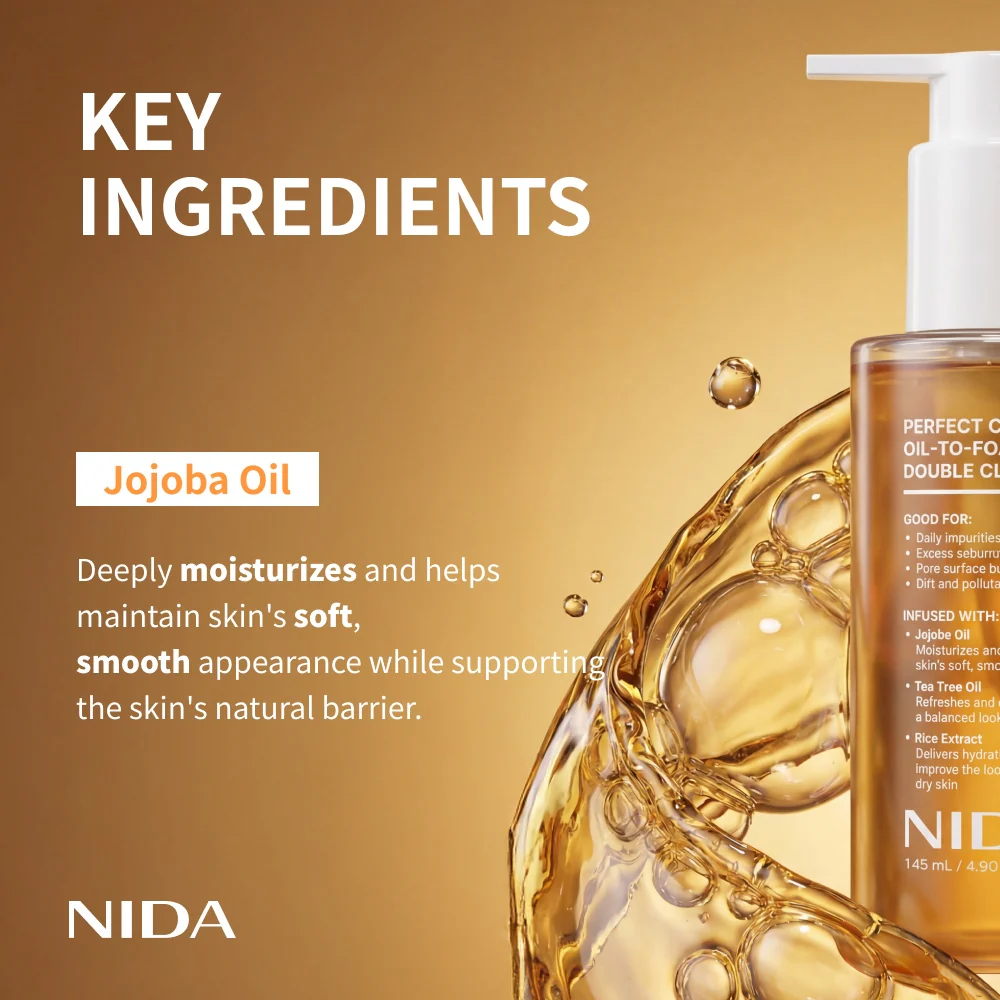 NIDA Perfect Clear™ Oil-to-Foam Double Cleanser - Image 5