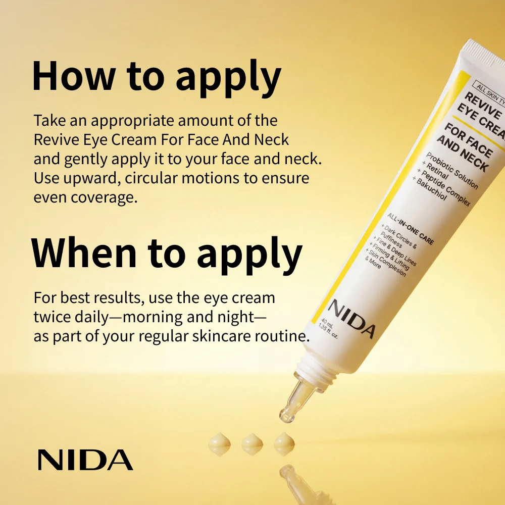 NIDA Revive Eye Cream For Face And Neck - Image 6