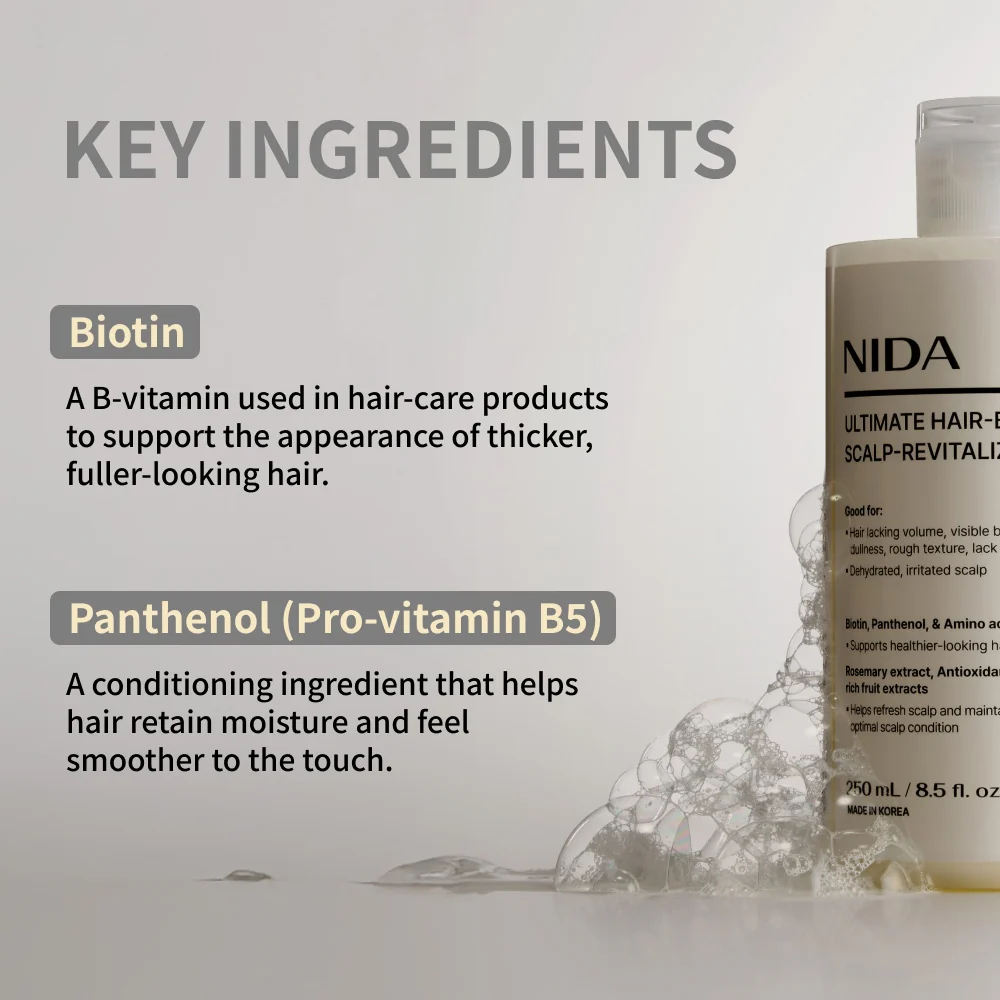 NIDA Ultimate Hair-bonding & Scalp-revitalizing Shampoo - Image 4