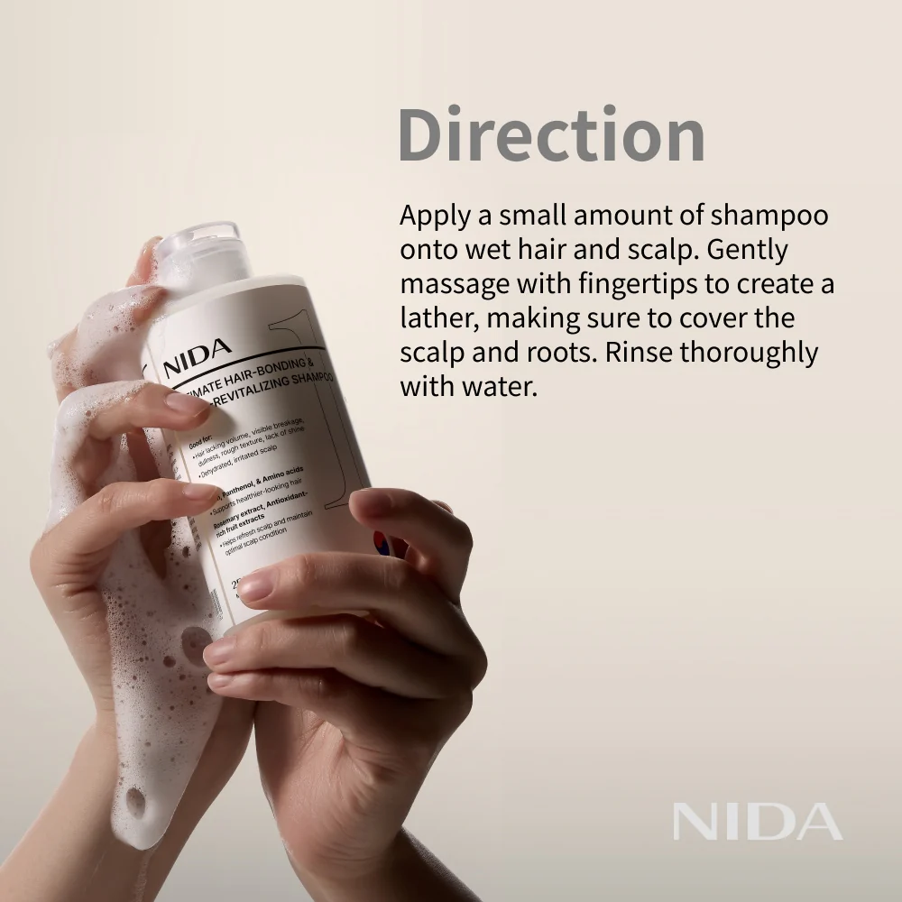 NIDA Ultimate Hair-bonding & Scalp-revitalizing Shampoo - Image 6