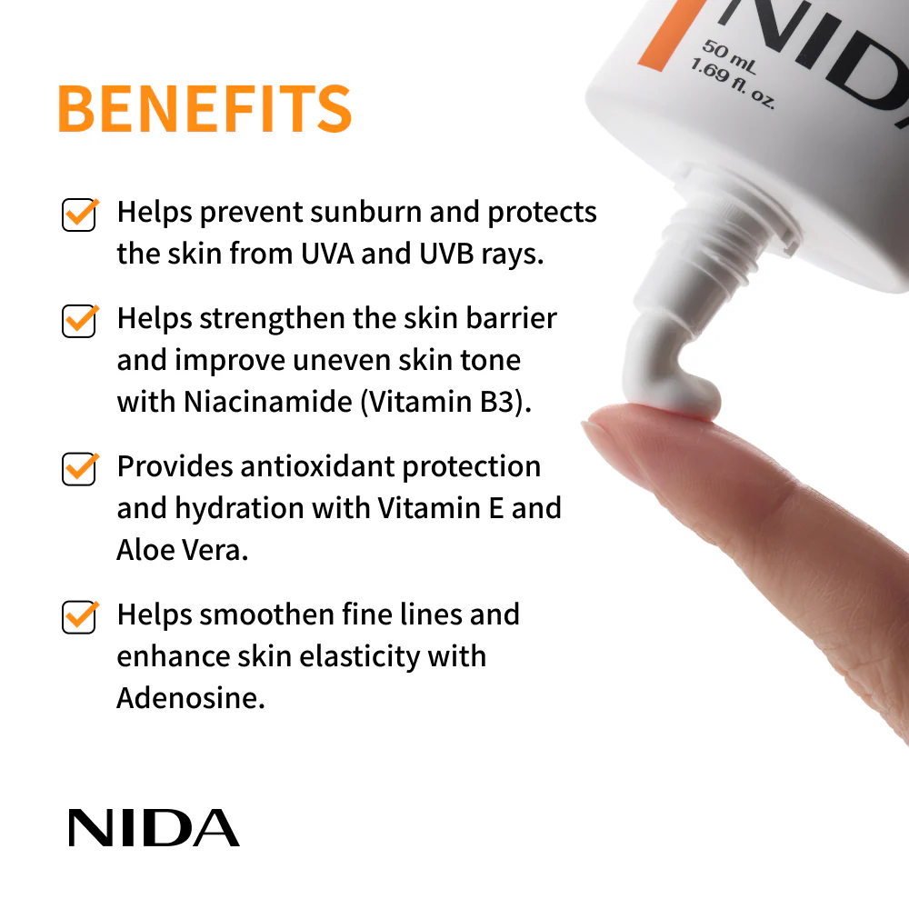 NIDA Invisible Fit Sun Cream for Face & Body (Global) - Image 3