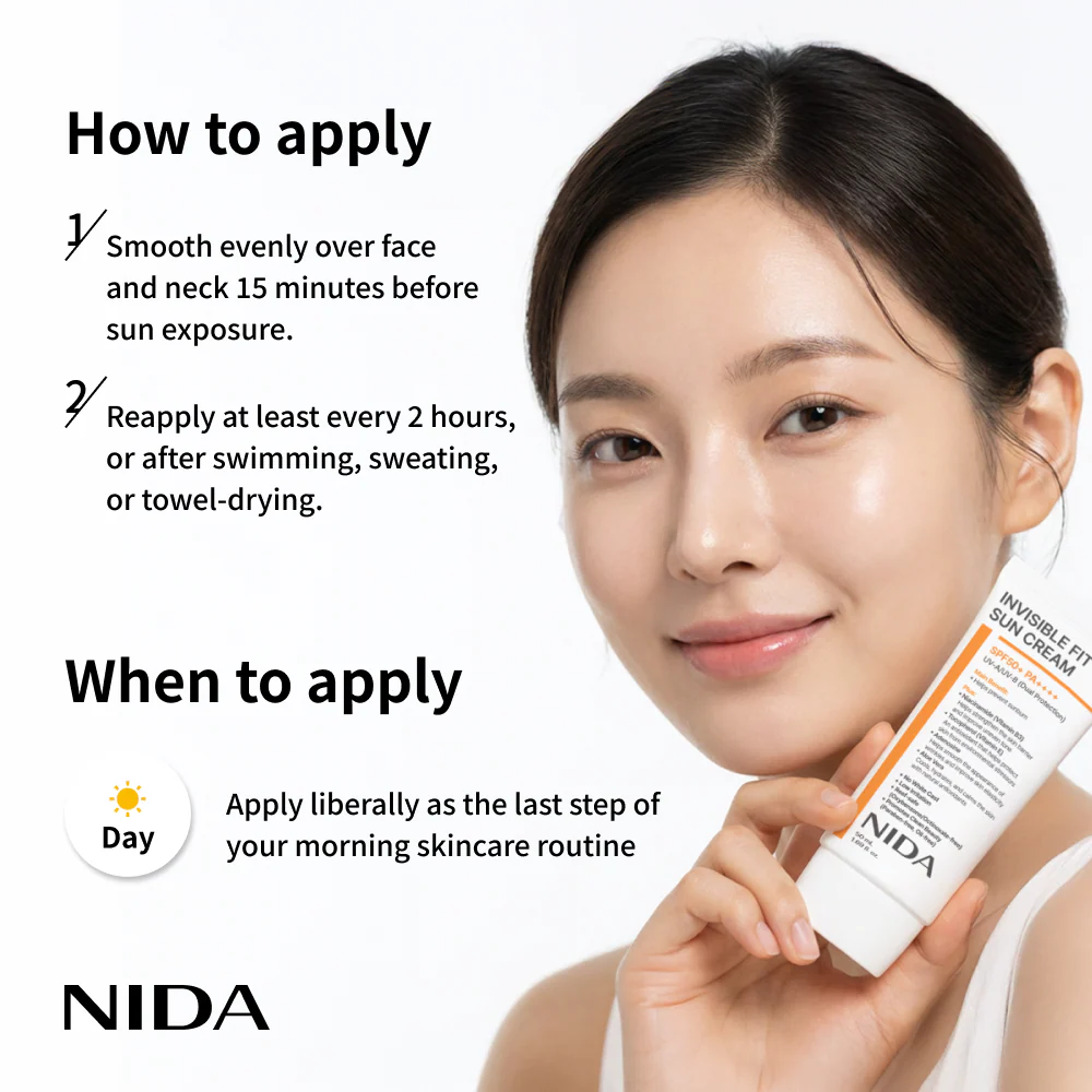 NIDA Invisible Fit Sun Cream for Face & Body (Global) - Image 6
