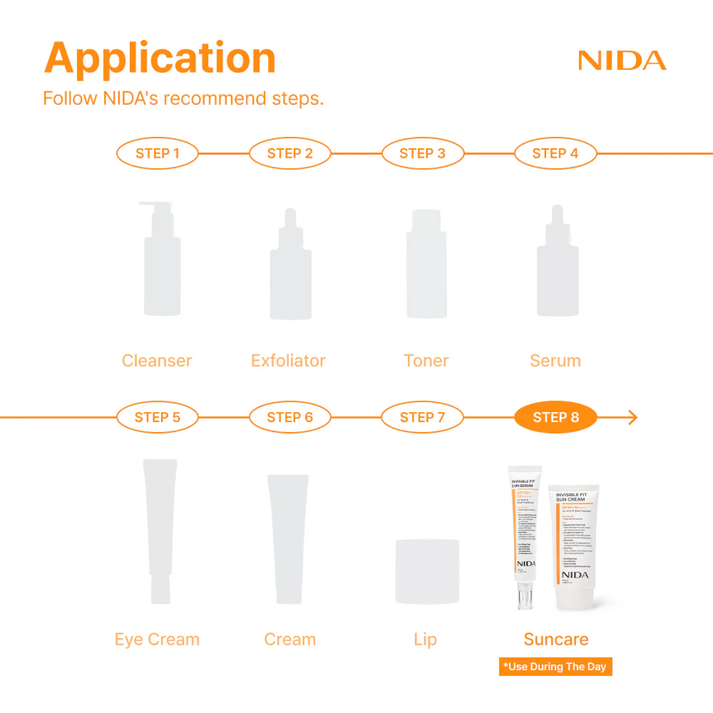 NIDA Invisible Fit Sun Duo (Serum & Cream) - Image 5