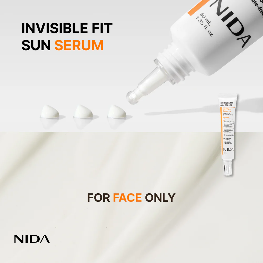NIDA Invisible Fit Sun Duo (Serum & Cream) - Image 7