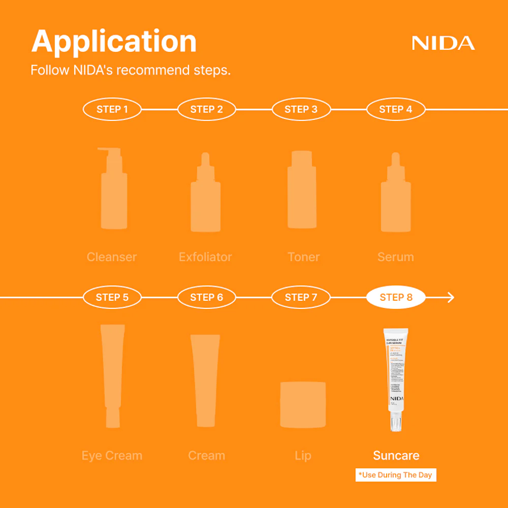 NIDA Invisible Fit Sun Serum for Face - Image 7